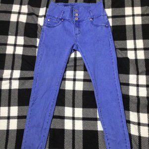 Blue High Waisted Jeans